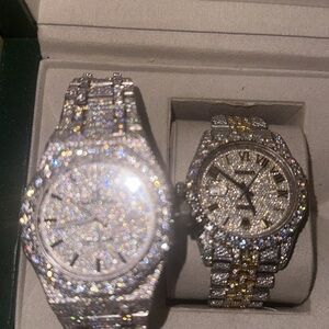 Luxury Silver and Gold Men's Watch